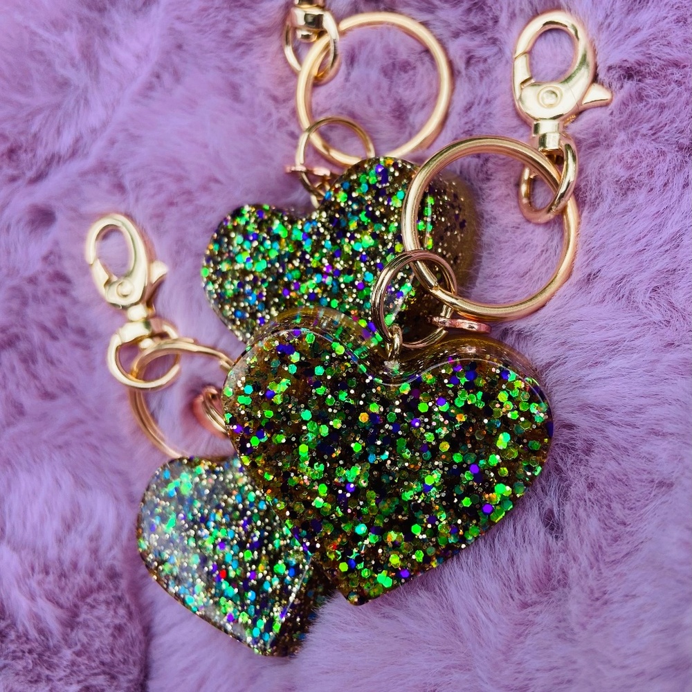 Heart shaped keychain